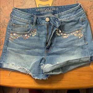 Size 10 American eagle jean shorts
